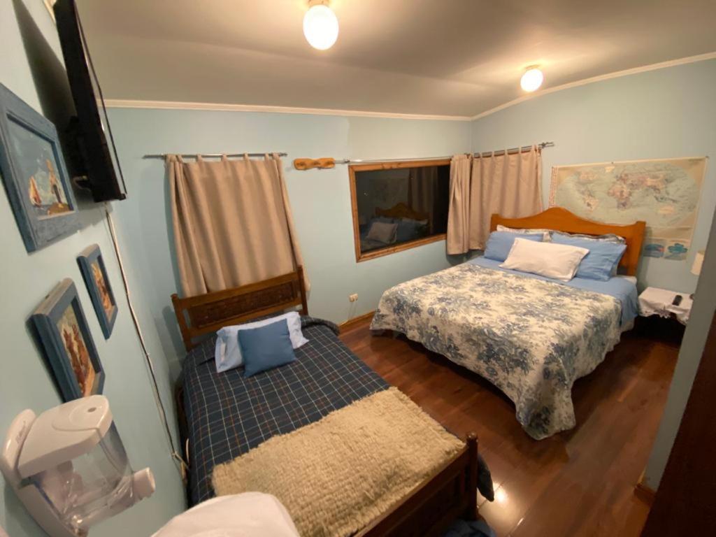פוארטו מונט Hostal Y Cabanas Mirando Al Mar מראה חיצוני תמונה
